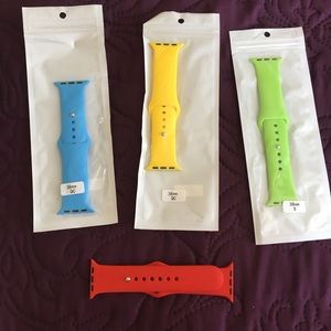 4 Sport bands for 38mm Apple Watch